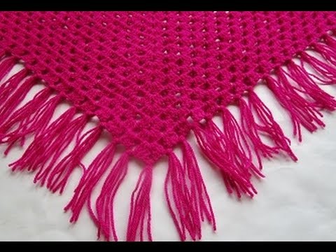 Crochet  Coprispalla  Uncinetto tutorial pink