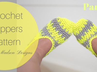 Crochet Slippers Free Pattern (Part 1)