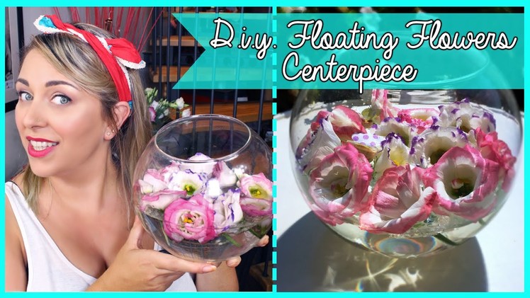 D.I.Y. Floating Flowers Centerpiece - Centrotavola con fiori galleggianti fai da te | Giugizu