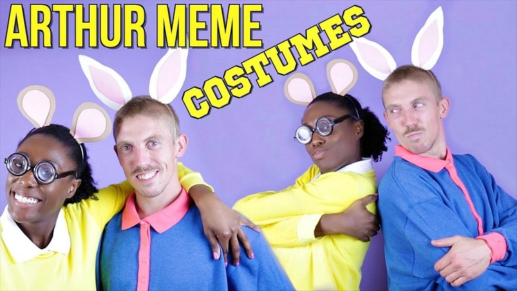 DIY Arthur Meme Costume! Easy Halloween Costumes!