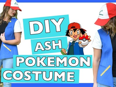 DIY Ash Pokemon Halloween Costume | Quick and Easy Tutorial