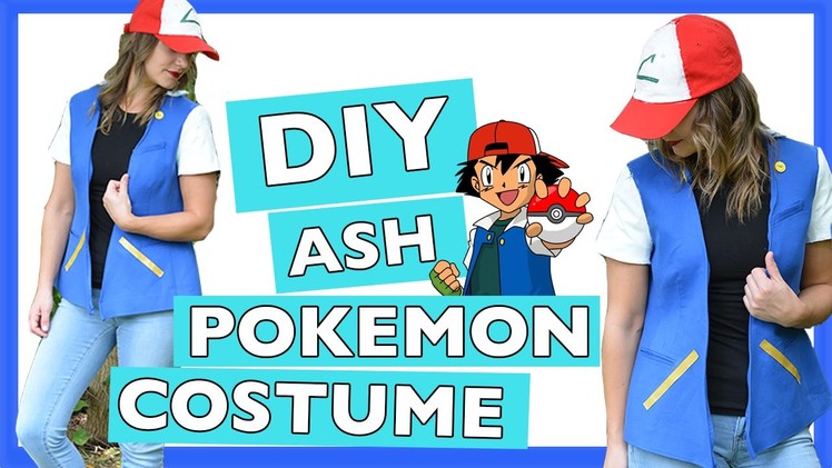 DIY Ash Pokemon Halloween Costume | Quick and Easy Tutorial