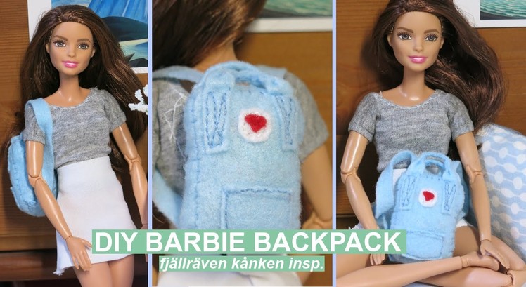 DIY BARBIE BACKPACK | Fjällräven Kånken Inspired | Introducing Olivia!