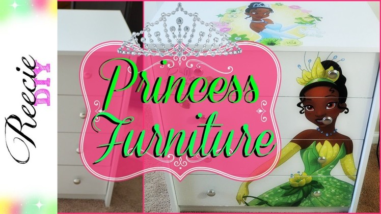 DIY Disney Princess Furniture Makeover