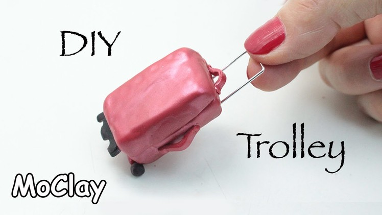 DIY Dollhouse - How to make a mini travel trolley