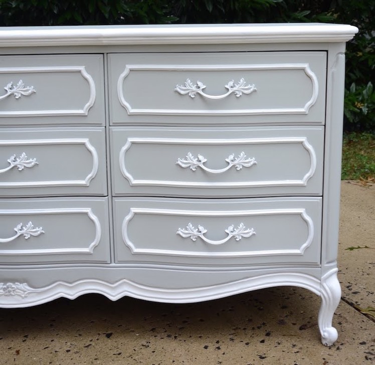 DIY Dresser Makeover: French Provincial Dresser Makeover - Thrift Diving