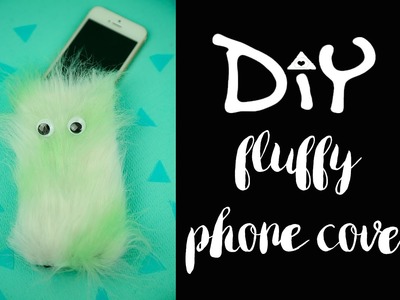 DIY fluffy phone case