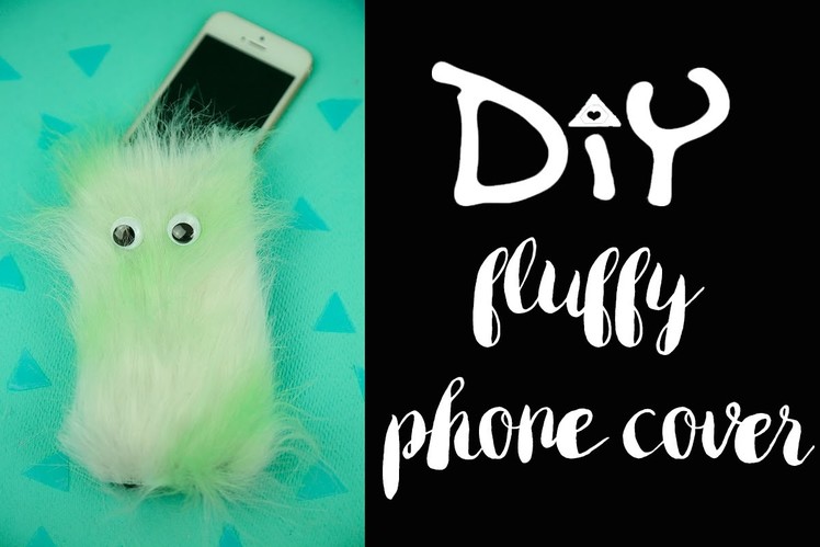 DIY fluffy phone case