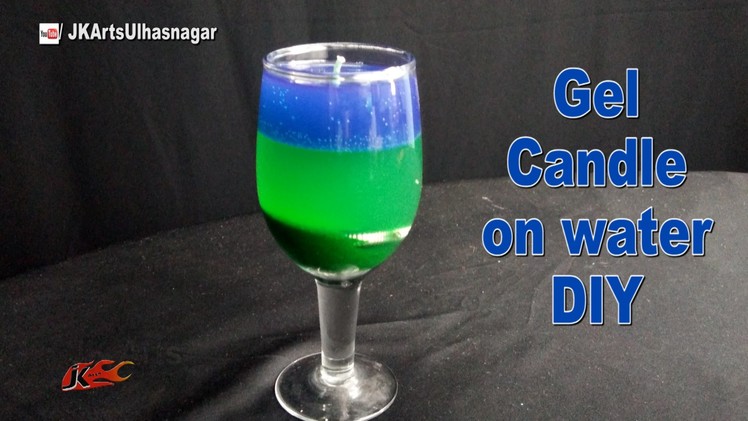 DIY Gel Water Candle | How To make | JK Arts 1076