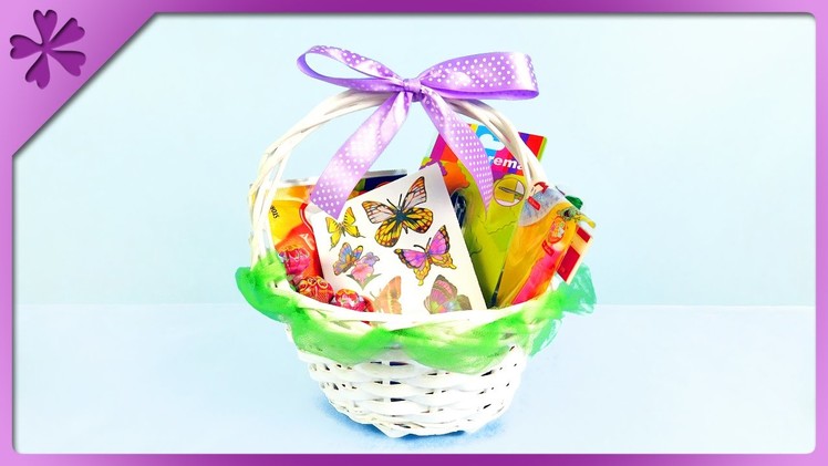 DIY Gift basket for child, for birthday or Children's Day (ENG Subtitles) - Speed up #254