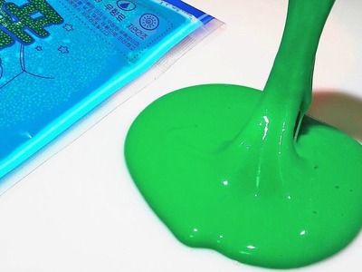 DIY GREEN Tea Fluffy Slime Clay! Fun Play & Learn Colors with  GREEN Tea Fluffy Slime Clay for Kids!