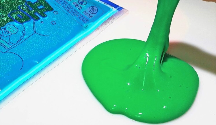 DIY GREEN Tea Fluffy Slime Clay! Fun Play & Learn Colors with  GREEN Tea Fluffy Slime Clay for Kids!