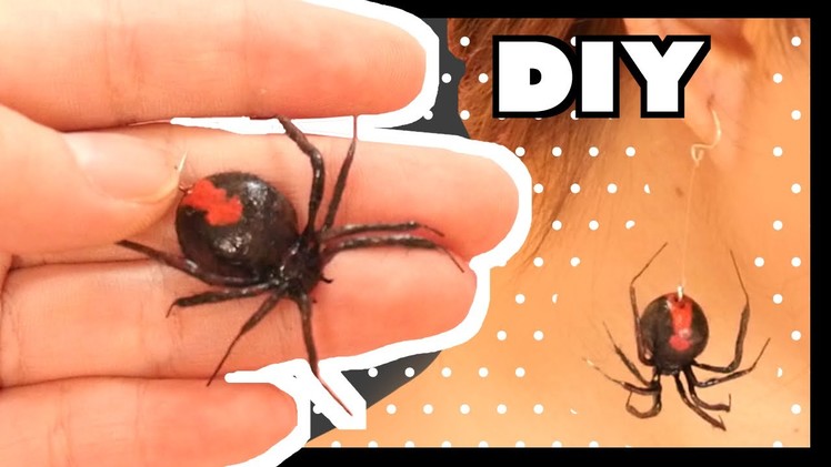 DIY Halloween | Realistic Spider Polymer Clay Tutorial