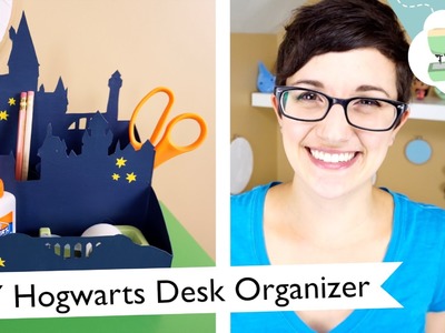 DIY Hogwarts Desk Organizer | @laurenfairwx