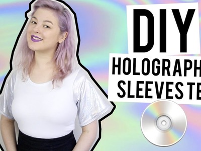 DIY HOLOGRAPHIC SLEEVES | Make Thrift Buy #45