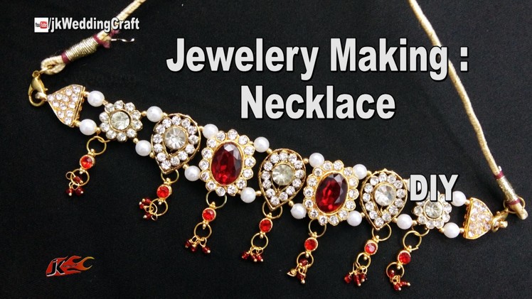 DIY Necklace Making | Gift Idea jewelry making | JK Wedding Craft 111
