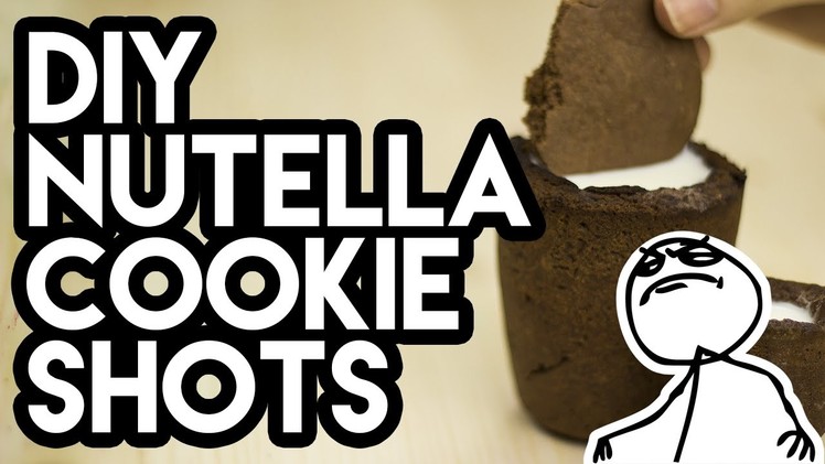 DIY Nutella Cookie Shot Glasses - Cook It Like a Boss