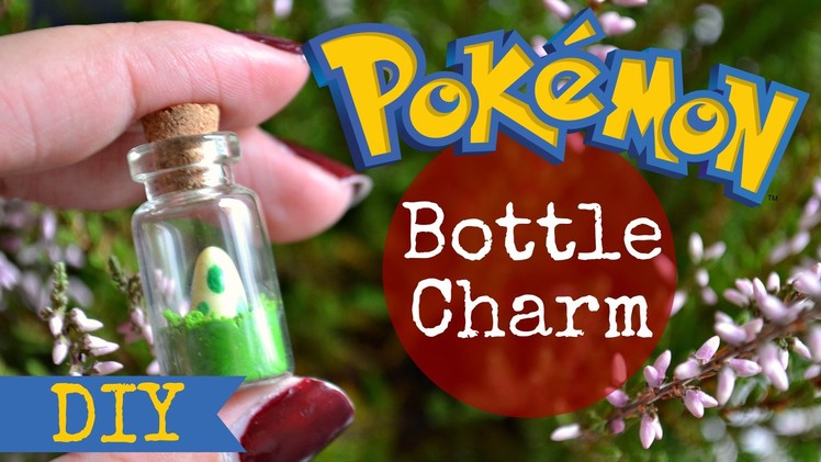DIY Pokemon egg bottle charm