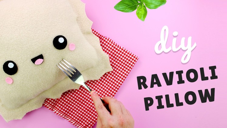 DIY Ravioli Pillow | Kawaii Room Decor