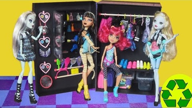 DIY | Simple Doll Closet #2 - Super easy doll crafts - simplekidscrafts