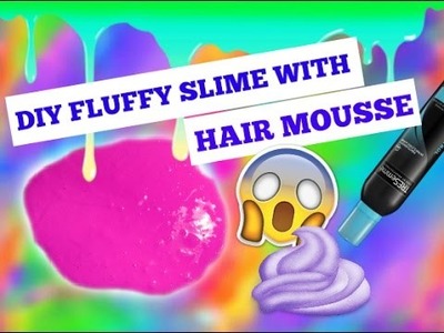 DIY SLIME WITH HAIR MOUSSE! No Borax Or Contact Lense Solution Needed! | Seba Styles