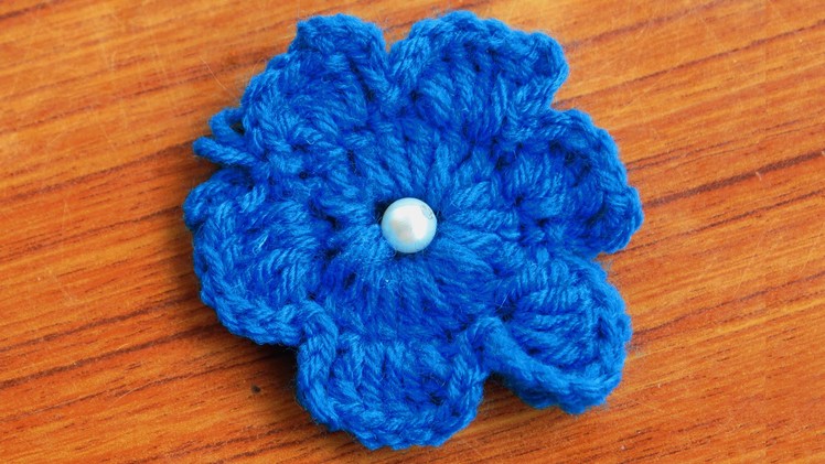DIY Wool Crafts | Crochet Flower in Handloom Arts by SrujanaTV