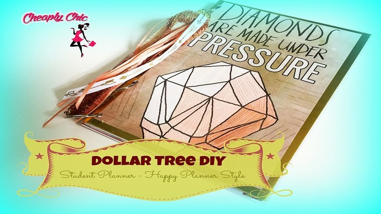 Dollar Tree DIY: Enhanced Student Planner. Calendar #2 Happy Planner Style!