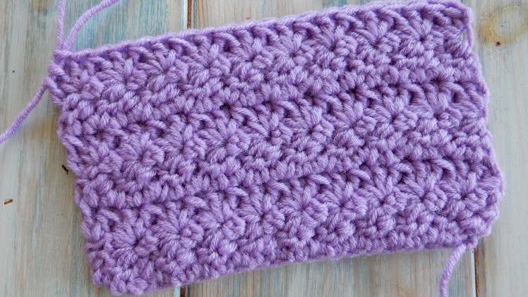 Double Crochet Star Stitch - How To (My Variation)