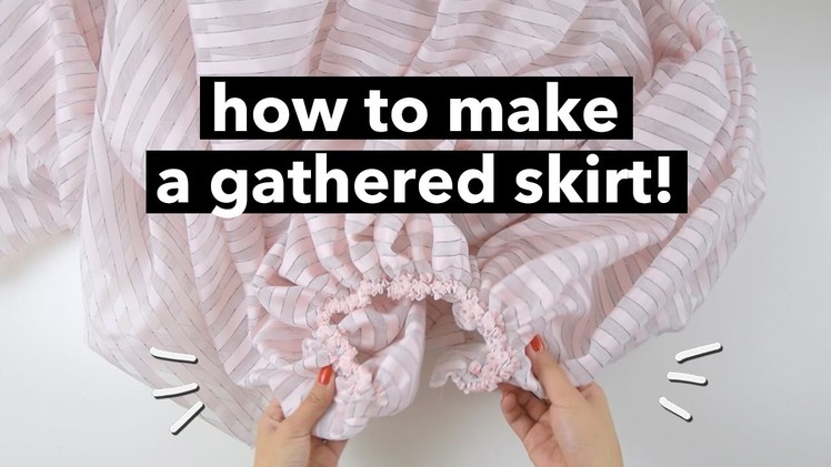 Easy DIY Gathered Skirt (+bonus Etsy field trip!)