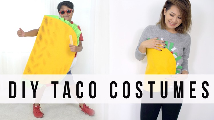 EASY HALLOWEEN DIY Taco Costume Ideas | ANN LE