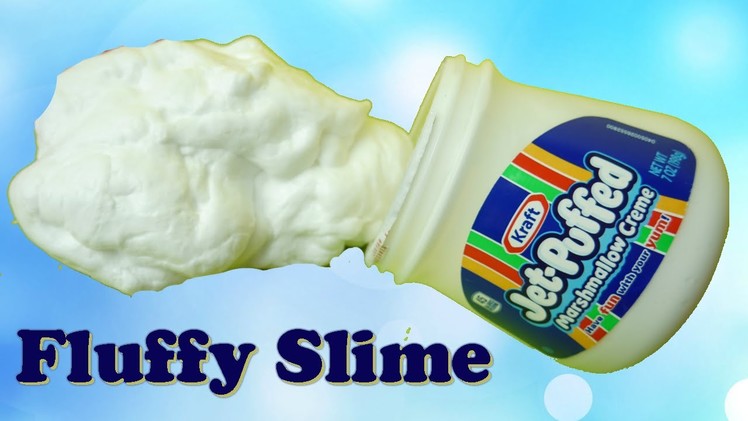 Fluffy Marshmallow Slime How to Make DIY