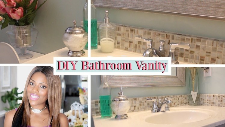 ♥ Glam Home ♥ DIY ♥ Bathroom Vanity Remodel