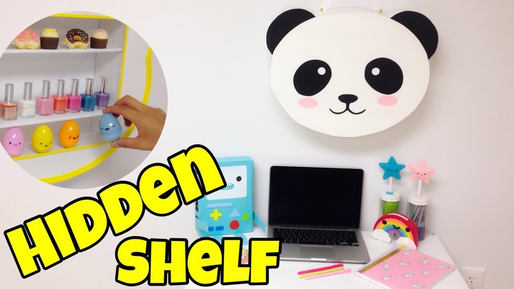 Hidden shelf(kawaii crafts)EASY DIY room decor ideas