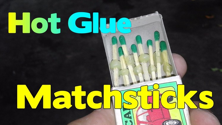 Hot Glue Matchsticks Instant Ready to Use DIY