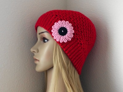 How To Crochet A Flower, Lilu's Handmade Corner Video # 99