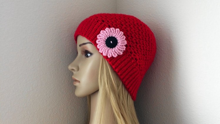 How To Crochet A Flower, Lilu's Handmade Corner Video # 99