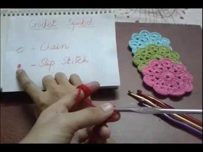 How to Crochet Chain and Slip Stitch - Urdu