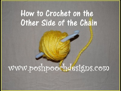 How To Crochet on the Opposite Side Of The Chain