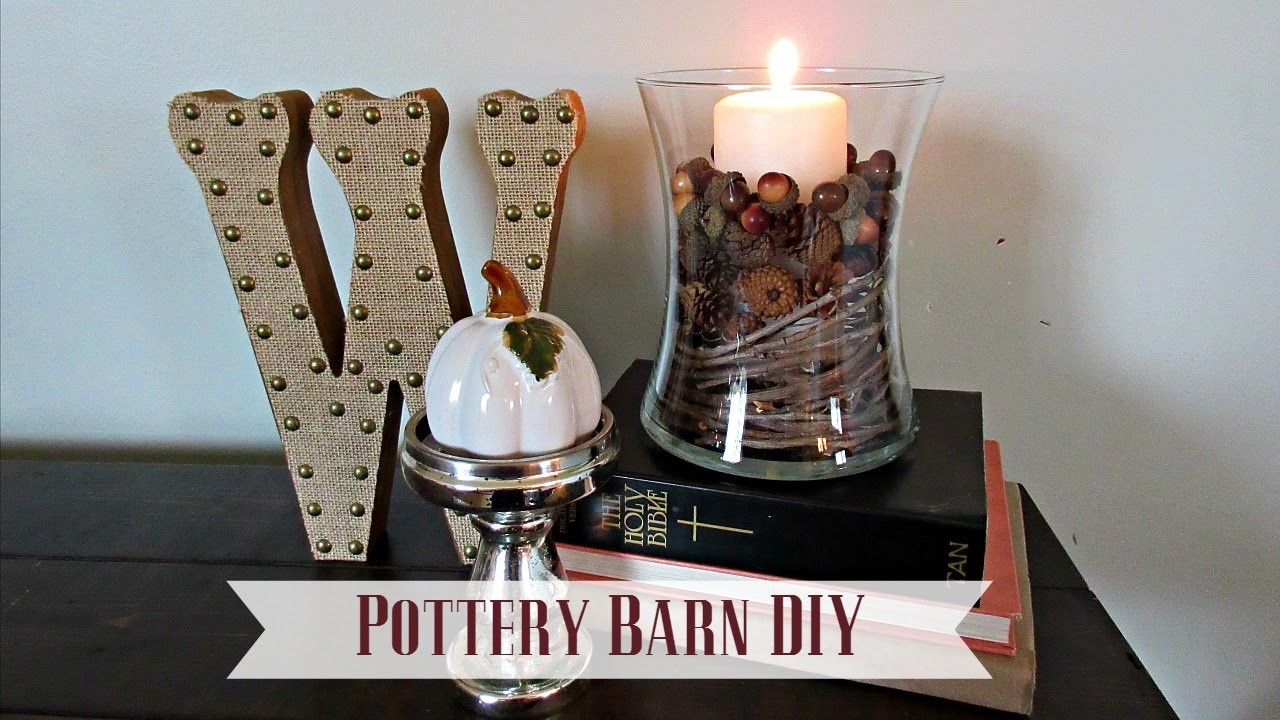 How To DIY Pottery Barn Fall Home Decor {Pottery Barn Dupe}
