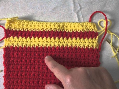 How to make a Crochet Scarf   Right Hand
