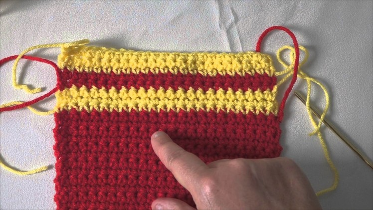 How to make a Crochet Scarf   Right Hand