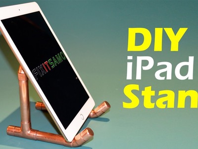 How To Make an iPad Tablet Holder - DIY iPad Tablet Stand