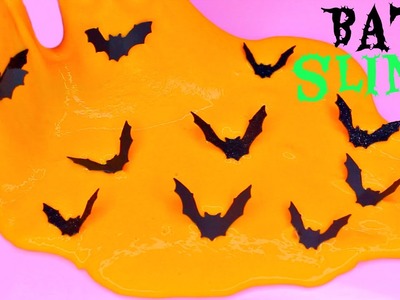 How to Make Halloween Bat Slime! Make EASY Slime! DIY Bat SLIME!