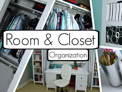 How to Organize Your Room and Closet! BEST Tips and Tricks + DIY's!