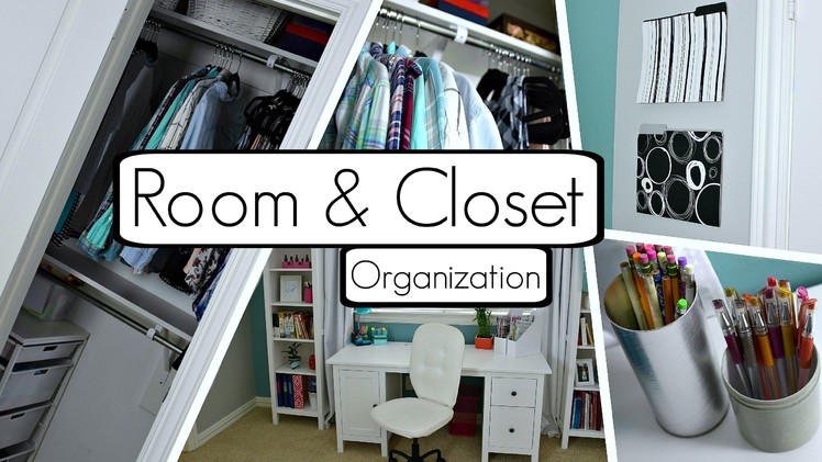 How to Organize Your Room and Closet! BEST Tips and Tricks + DIY's!