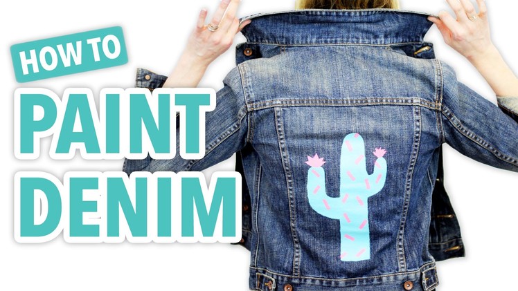 How to Paint Denim - Cute Fashion DIY - HGTV Handmade