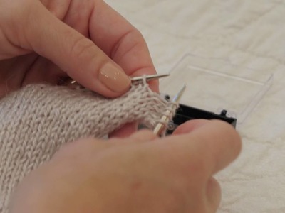 Knitting With Beads (Crochet Hook Method)