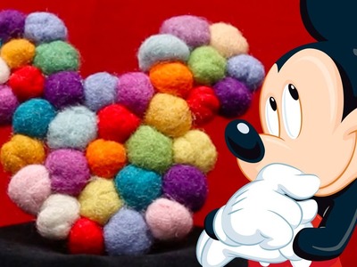 Mickey Mouse Wool Coasters | DIY by Disney Family