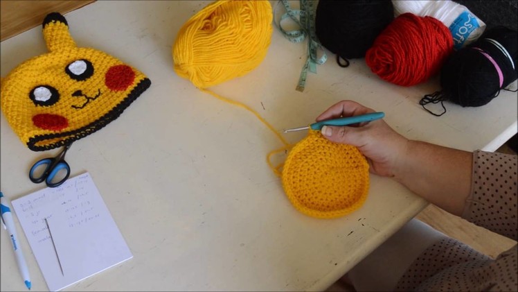 Pikachu Hat - Crochet - Tutorial - English