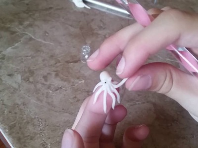 Polymer clay octopus charm tutorial: Part 2